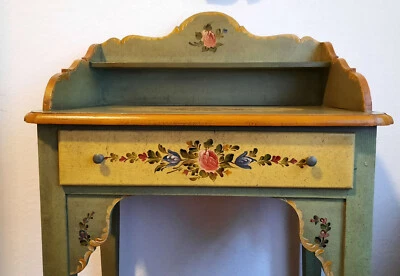 Tiroler Möbel Sekretär Schreibtisch Schminktisch alt grün Bauernmöbel Kommode - Bild 1 von 4