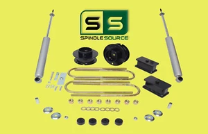 KIT DE ELEVACIÓN DE 2,5""/2,5"" ESPACIADORES/AMORTIGUADORES SE ADAPTA A 13-18 DODGE RAM 2500/3500 2WD EJE 3,5 - Imagen 1 de 1