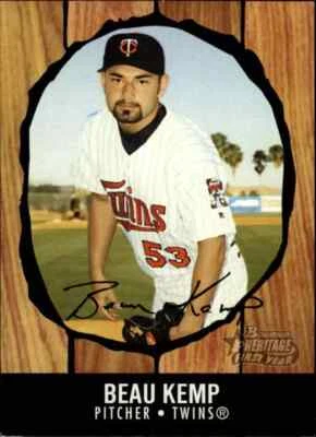2003 BOWMAN HERITAGE. BEAU KEMP MINNESOTA TWINS #214 - Image 1 of 2