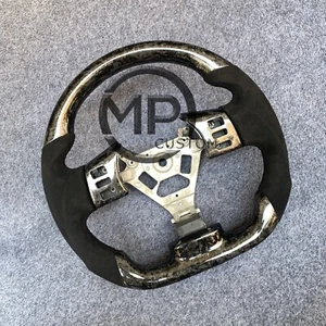 Custom Alcantara Carbon Fiber Steering Wheel Fit For Nissan 350Z FX35 2003-2009 - Picture 1 of 6