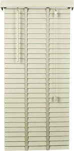 Little Black Book New 50mm Cream Real Basswood Venetian Blinds 160L x 70W CM New - Picture 1 of 5