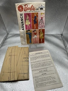 Vintage Barbie Advance Printed Sewing Pattern 1961 Group A Doll Clothes Outfits - Picture 1 of 5