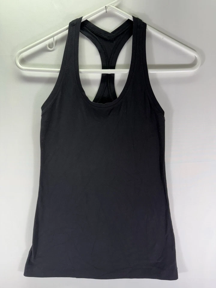 Camiseta sin mangas Lululemon Swiftly Tech Racerback 2.0 negra talla 6 Foto 1 de 4