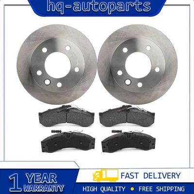 Front Rotors and Disc Brake Pad Fits Dodge Sprinter 2500 2.7L - Image 1 of 4