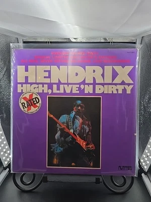 JIMI HEDRIX  HIGH LIVE 'N DIRTY RATED X Red Vinyl EX/ VG+ — 第 1/4 张图片