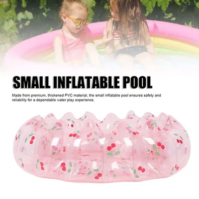 Small Inflatable Swimming Pool For Toddler PVC Portable Blow Up Ball Play P SG - Image 1 of 4