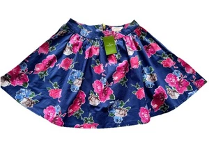 NWT SZ 10 Kate Spade Girls Coreen Twirl Skirt Floral Blue Pockets Designer RP$78 - Picture 1 of 7