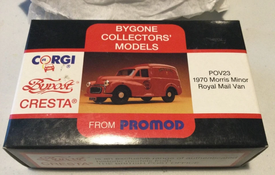 CORGI POV23 MORRIS MINOR 1000 VAN ROYAL MAIL PROMOD GRAHAN WARD BYPOST CRESTA - Image 1 of 4