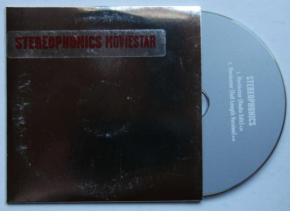 Stereophonics Moviestar UK 2Track Adv CD-Single Stickered Silver Cardcover - Bild 1 von 1