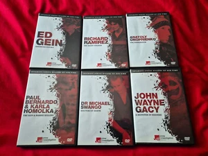 6x DVD set Infamous Serial Killers of Our Time Gacy Gein Ramirez - Picture 1 of 3