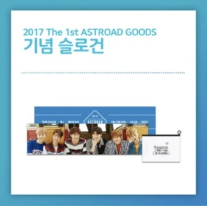 [ASTRO] AROHA THE 1ST ASTROAD OFFICIAL GOODS : SLOGAN WITH ZIPPER BAG+SHIP FM AU - Picture 1 of 1