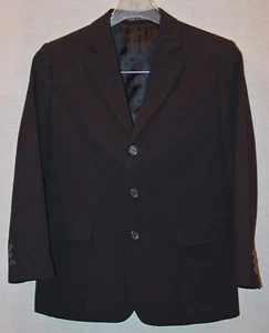 CALVIN KLEIN BOYS BLACK 3 BUTTON BLAZER / JACKET SIZE 10  EXCELLENT CONDITION - Picture 1 of 1