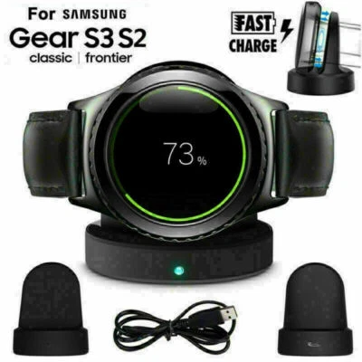 Für Samsung Galaxy Gear S2 S3 S4 Smartwatch Wireless Ladegerät Ladekabel Dock - Bild 1 von 4