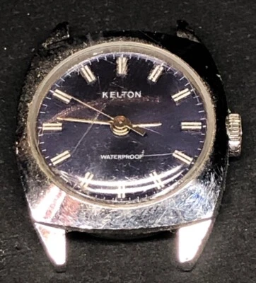 #67 Ancien Cadran Montre VINTAGE Femme KELTON En L’état - Photo 1/4