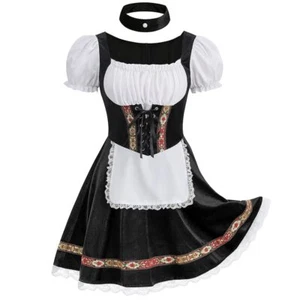 Oktoberfest Costumes Women Authentic German Dirndl Dress Bavarian Style Beer ... - Picture 1 of 7