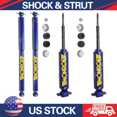 Juego de 4 amortiguadores delanteros traseros Monroe para Chevrolet C1500 1988-1999 Foto 1 de 4