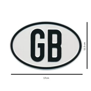 Universal Vintage Classic Car Metal GB Badge VW Volkswagen Beetle Camper - Picture 1 of 2