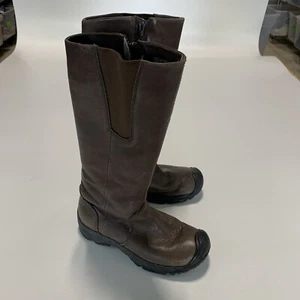 Keen Botas Mujer 7 Marrón 14" Alto Cuero Java 150g Aislamiento Impermeable Montar - Imagen 1 de 6
