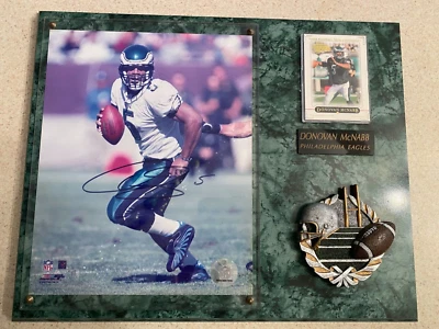 РЕДКАЯ — фотография и табличка с автографом Донована Макнабба из Philadelphia Eagles  - Изображение 1 из 4