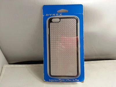 Capa rígida Dynex para iPhone 6s Plus 6 Plus 5.5 prata/preta DX-MA65S6SB - Imagem 1 de 2