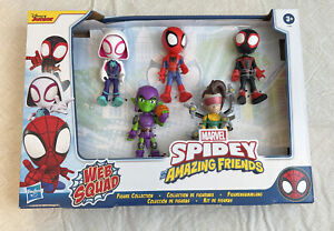 Marvel Spidey And His Amazing Friends Web Squad 5 Action Figure Collection, New!
