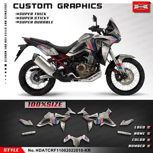 Motorcycle Stickers Vinyl Graphics for Africa Twin CRF1100L 2020 2021 2022 2023 - Picture 1 of 9