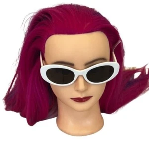 Flower Child 50mm Ultra MOD Retro White Oval Sunglasses NEW NWT - Picture 1 of 7
