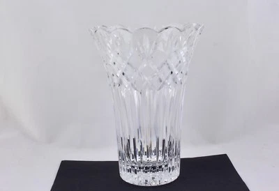 WATERFORD CRYSTAL ROMANCE OF IRELAND COLLECTION 10” IRISH LACE VASE  - Image 1 of 4