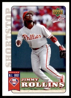 2006 Upper Deck First Pitch Jimmy Rollins Philadelphia Phillies #147 - Image 1 of 2