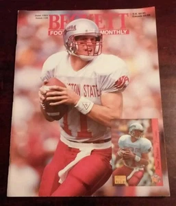 New England Patriots Drew Bledsoe Rookie Año Mag Cubierta 1993 - Imagen 1 de 5