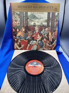 HANDEL MESSIAH 3 Lp Box  Sir Malcolm Sargent ANGEL Records Stereo Red Lbl - Picture 1 of 2