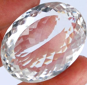  CRISTALLO DI ROCCA (VVS) 42x31 ovale 156,0 ct!! - Foto 1 di 1