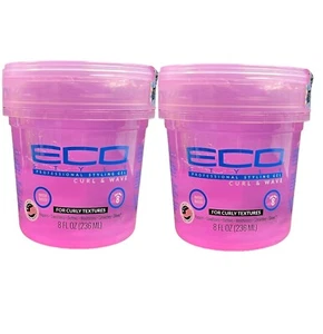 ECO STYLER PROFESSIONAL STYLING CURL AND WAVE GEL 8OZ ( PACK OF 2 ) - Picture 1 of 4