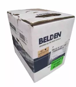 Cables Belsen U250 FT 76 MTR, Belden Gray Full Box, open Box Free Shipping - Picture 1 of 7