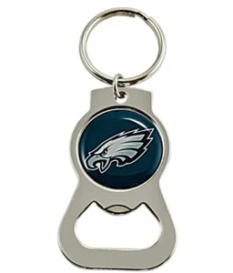 NFL Philadelphia Eagles Flaschenöffner Silber Schlüsselanhänger - Bild 1 von 1