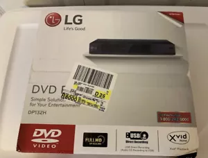 New LG DVD Player DP132H HDMI Full HD Up-Scaling USB Direct Recording - Picture 1 of 8