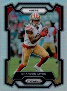 2023 Panini Prizm #265 Brandon Aiyuk Silver - Imagen 1 de 2