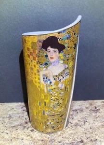 "Mini jarrón Goebel Artis Orbis Gustav Klimt Adele Bloch Bauer Golden Era 5"" RARO" - Imagen 1 de 14