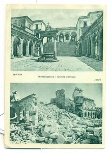 ABBAZIA DI MONTECASSINO - Cortile Centrale prima e dopo i bombardamenti  - Imagen 1 de 2