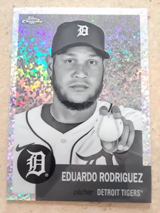 Eduardo Rodriguez 2022 Topps Chrome Platinum Black & White Mini Diamond #120 - Photo 1 sur 2