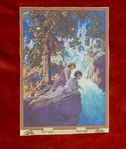 ORIGINAL Maxfield Parrish "WATERFALL" 1931 ~ STRONG COLORS CROPPED - Picture 1 of 11