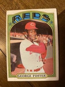 1972 topps baseball George Foster Card # 256 EX - Picture 1 of 3