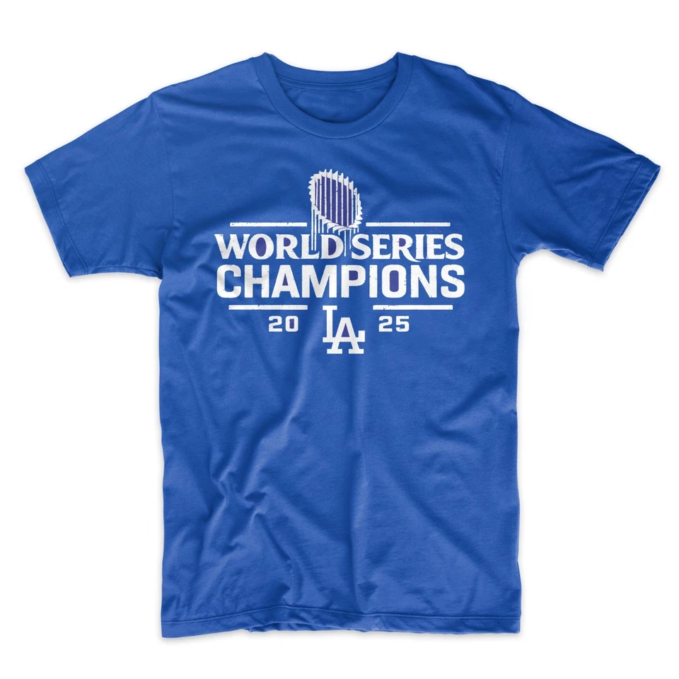 Los Angeles Dodgers 2025 World Series Champions T-Shirt - Image 1 of 3
