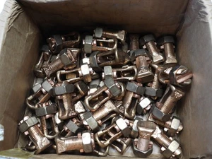 (50 Stück) Hubbell HGBKS22 Split Bolt Kupfer, Litze 6-3 AWG, massiv #2 - Bild 1 von 5