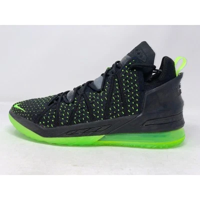 Nike Lebron 18 Dunkman Electric Green Black Sneakers, Size 13.5 CQ9283-005 BNIB - Image 1 of 4