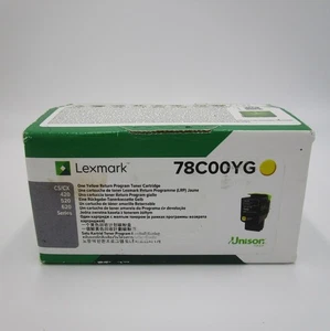 NEW Lexmark 78C00YG Yellow Return Program Toner Cartridge CS/CX 420 520 620 - Picture 1 of 3