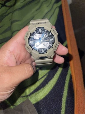 Reloj Casio G-Shock Analógico-Digital 10 Años Duración Batería Marrón GA010-5A Foto 1 de 4