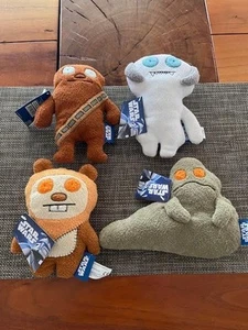 NUEVO CON ETIQUETAS Imágenes de cómics de Star Wars Scruffies Muñecas feas de peluche Chewbacca Ewok Wampa Jabba - Imagen 1 de 10