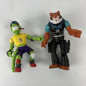 Lot Of 2 Tiger Claw & Lizard Teenage Mutant Ninja Turtles 2012 Loose Playmates - Picture 1 of 4