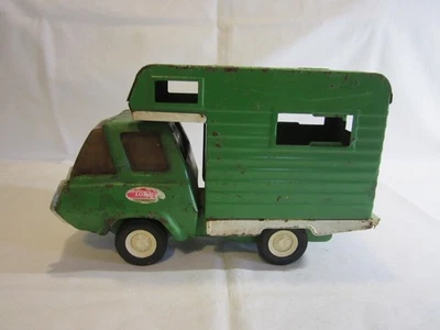 Vintage 1960's Green Metal Tonka Truck Camper RV Van - Image 1 of 4